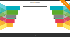 Desktop Screenshot of igiochidielio.eu