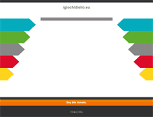 Tablet Screenshot of igiochidielio.eu